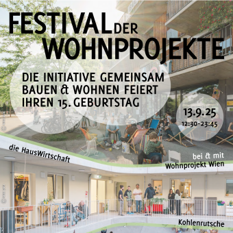 Flyer Festival der Wohnprojekte
